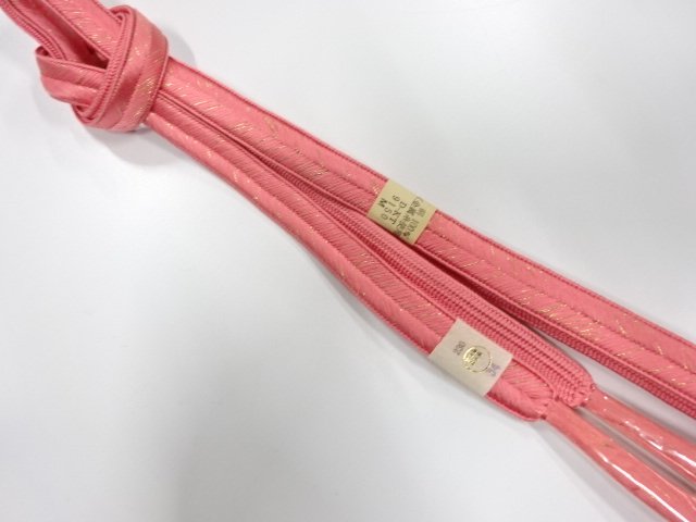 未使用品　正絹　手組帯締め